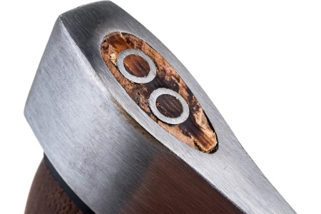 Топор c деревянной Hickory ручкой NIKONA 38см, с чехлом, 800гр 65-671