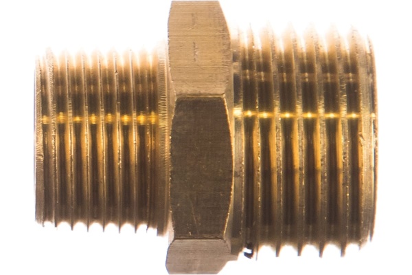 Соединитель резьбовой наружная резьба 1/2х3/8 ROCKFORCE RF-MM08/06