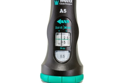 Динамометрический ключ с трещоткой WERAClick-Torque A 5 1/4, 2,5-25 Нм, L-290 мм WE-075604