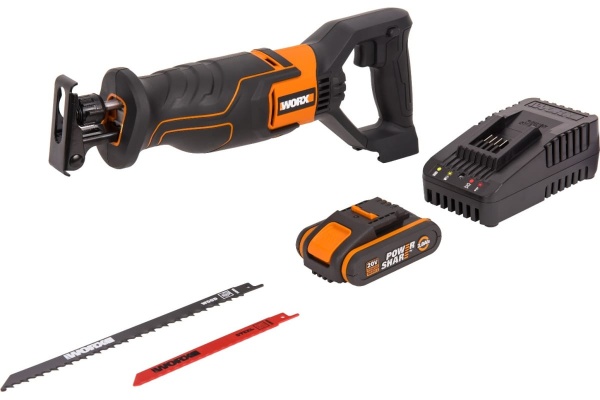 Сабельная аккумуляторная пила WORX WX500