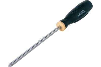 Крестовая магнитная отвертка ROCKFORCE Profi S2 PH2.0x150мм RF-70120150