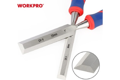 Стамеска-долото WORKPRO 25 мм, CR-V кованая сталь WP243010