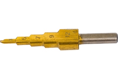 Набор сверл ступенчатых (4 шт; HSS 4241) Forsage F-38503