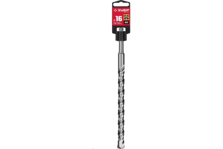 Бур по бетону ЗУБР 16х260 мм, SDS-Plus 29315-260-16