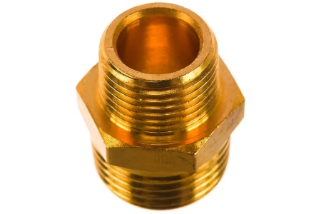 Соединитель резьбовой M1/2"xM3/8" ЭВРИКА ER-MM08/06