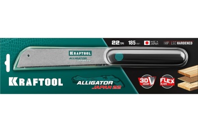 Ножовка по дереву KRAFTOOL Alligator Japan 22 185 мм 1-15194-18-22
