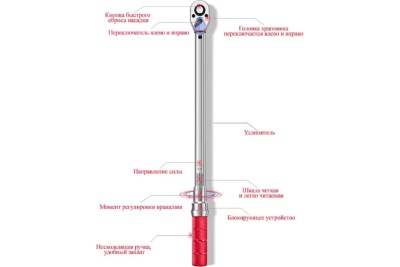 Динамометрический ключ GOODKING 3/8 дюйма KD-380560