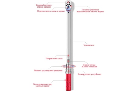 Динамометрический ключ GOODKING 3/8 дюйма KD-380560