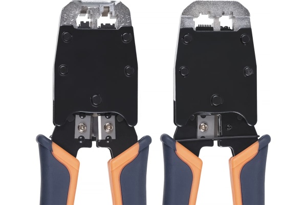 Обжимной инструмент Cabeus для RJ-45 (8р8с), RJ-11/12 (6р6с, 6р4с, 6р2с), профессиональный HT-500