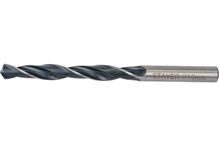 Набор сверл по металлу Professional 1-10 мм, HSS-R, сталь М2, 19 шт. STAYER 29602-H19-M_z01