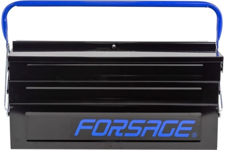 Складной металлический 5-и секционный ящик Forsage 200x210x460 мм, 45x95x450мм-4 секции, 100x200x450 мм-1 секция f-ntbc128 54648