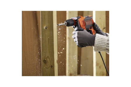 Электронная ударная дрель Black&Decker Omega BEH710K-QS