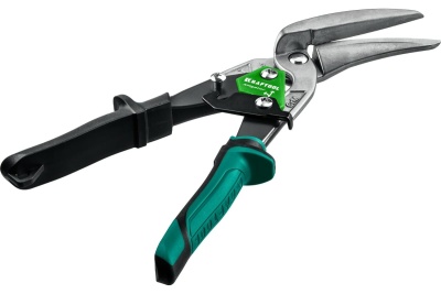 Ножницы по металлу KRAFTOOL Alligator, левые удлинённые, Cr-Mo, 280 мм 2328-LL