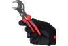 Переставные клещи-ключ Knipex 180 мм, 40 мм (1 1/2"), серые, 2К ручки, KN-8602180SB