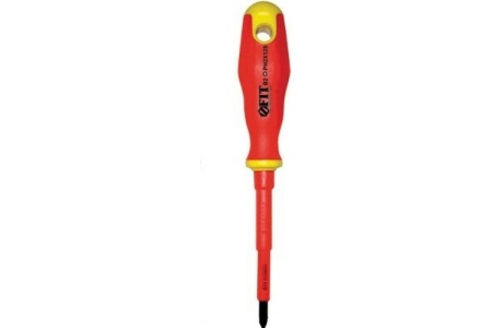 Изолированная отвертка CrV 1000V 4.5х80 мм РН1 FIT 55893