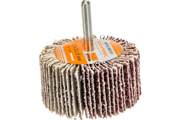 Круг лепестковый по металлу для дрели 60x30x6 мм, P25 SANTOOL 060302-002-025