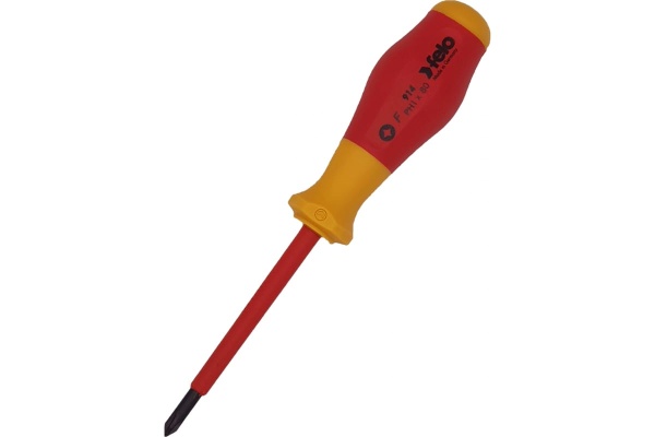 Диэлектрическая крестовая отвертка Felo PH1x80 91410290
