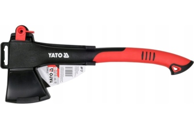 Плотницкий топор YATO 900 гр 45 см, нейлоновая прорезиненная ручка YT-80072