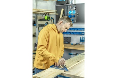 Хлопковое худи HOEGERT TECHNIK NIERS, горчичное, размер S HT5K381-S