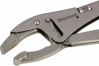 Ручной зажим ЕРМАК с изогнутыми губками, 250 мм 631-006