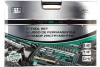 Набор инструмента 1/4", 1/2", CrV, S2, усиленный кейс, 119шт STELS 14112