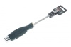 Крестовая силовая магнитная отвертка ROCKFORCE Profi на пластиковом держателе RF-70230150