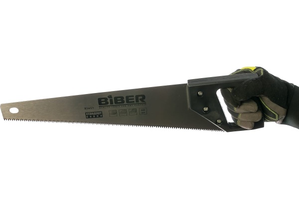 Ножовка по дереву средний зуб 400мм Biber Стандарт 85651 тов-080812