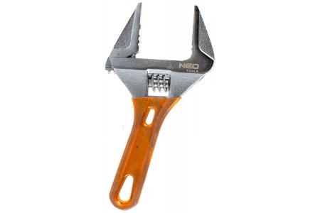 Разводной ключ короткий 118 мм, рабочий диапазон 0-28 мм NEO Tools 03-019
