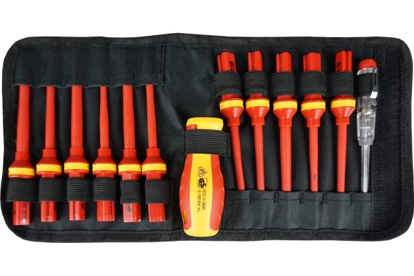 Набор диэлектрических отверток до 1000V, 13шт Berger BG BG1064