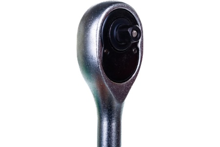 Трещотка WMC TOOLS реверсивная, с резиновой ручкой, 1/4''(L-155мм,24зуб.) 48822 80224
