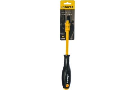 Диэлектрическая отвертка PH3х150мм Inforce 06-09-76