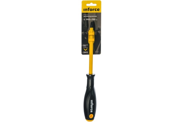 Диэлектрическая отвертка PH3х150мм Inforce 06-09-76