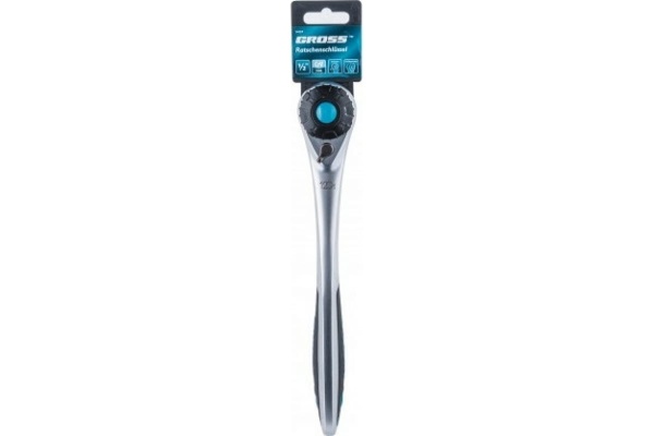 Ключ трещоточный, 120 зубьев 1/2" GROSS 14137