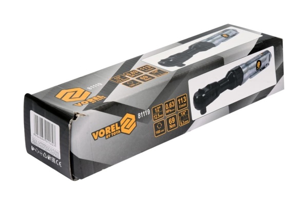 Пневмотрещотка VOREL 1/2" 81119
