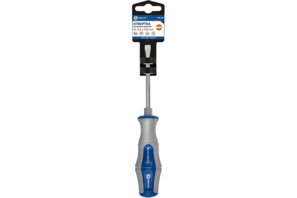 Отвертка ударная Ultra Grip SL 6.5 x 100 мм S2 КОБАЛЬТ 646-546