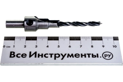 Сверло для мебельной стяжки 7х50 мм ПРАКТИКА 774-948