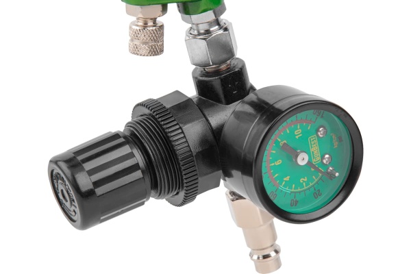 Пневматический краскопульт ECO SG-9500 с манометром EC1536-01