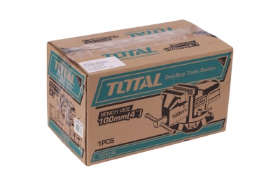 Слесарные тиски с наковальней TOTAL THT6146