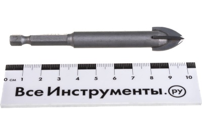 Сверло по стеклу и кафелю ЗУБР Профессионал 4-х резцовый, 14 мм, шестигранный хвостовик 29845-14_z01