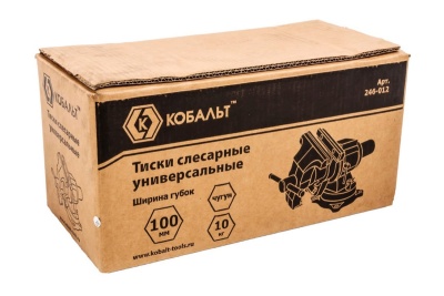 Слесарные поворотные тиски КОБАЛЬТ 246-012