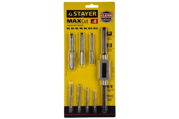 Набор метчиков, метчикодержатель 1шт, метчики 7шт, 8 предметов Stayer MASTER 28016-H8_z01