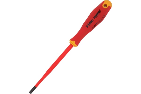 Диэлектрическая отвертка Felo SL 5,5х1,0, E-Slim Ergonic 41395590
