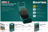 Набор сверл Kraftool по металлу 19 шт, 1-10 мм, HSS-Co 29656-H19