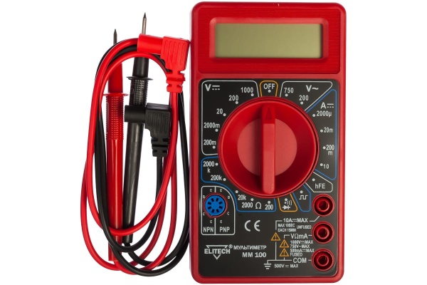 Мультиметр Elitech ММ 100