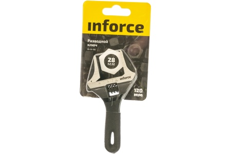Компактный разводной ключ 120 мм Inforce 06-05-100
