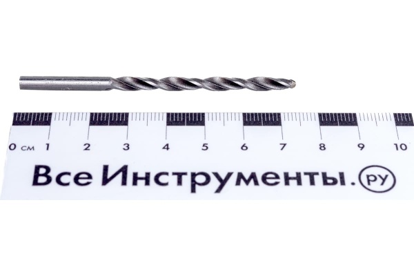 Сверло по металлу (4х75х43 мм; Р6М5) СИБРТЕХ 72213