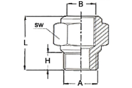 Переходник мама 1/4" - папа 1/8" (блистер) 1216/3 M1/8*F1/4 GAV 38900