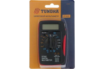 Мультиметр TUNDRA DT-83C 1026053