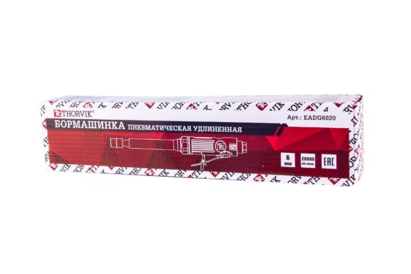 Пневматическая удлиненная бормашинка Thorvik EADG6020 52652