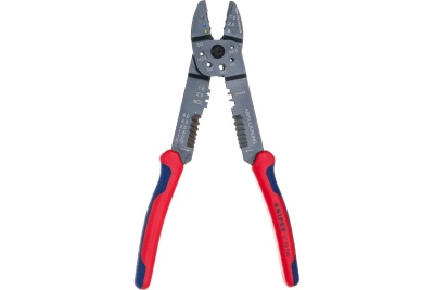 Пресс-клещи для резки и зачистки кабеля KNIPEX 3 гнезда KN-9722240SB
